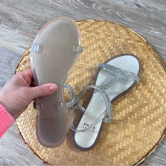 Stuart weitzman jeweled jelly sandals women’s size 7.5 - Picture 7 of 8